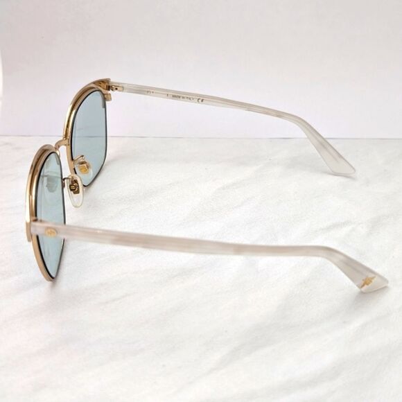 Gucci Green Clubmaster Sunglasses gg0244s main image 8